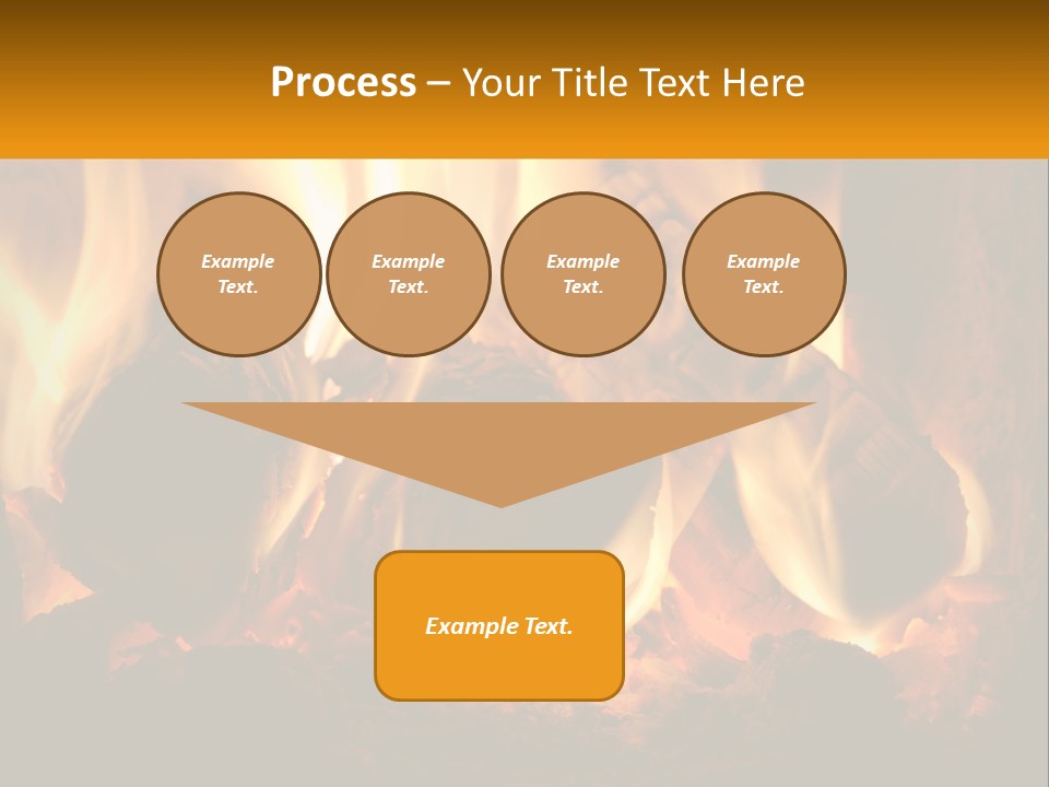 Smolder Hot Glow PowerPoint Template