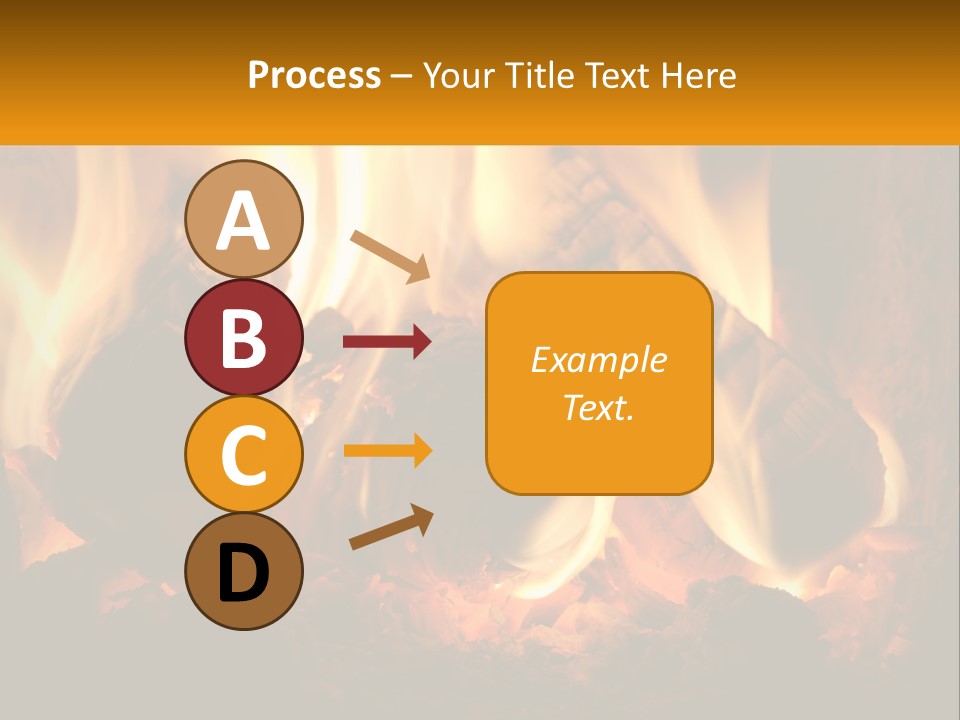Smolder Hot Glow PowerPoint Template