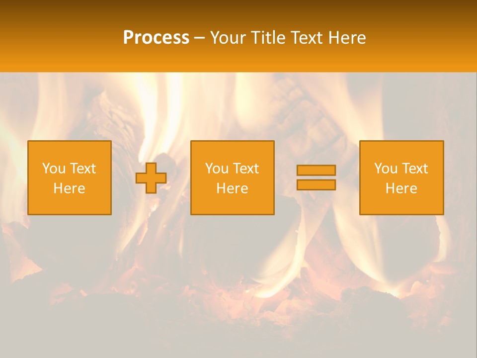 Smolder Hot Glow PowerPoint Template
