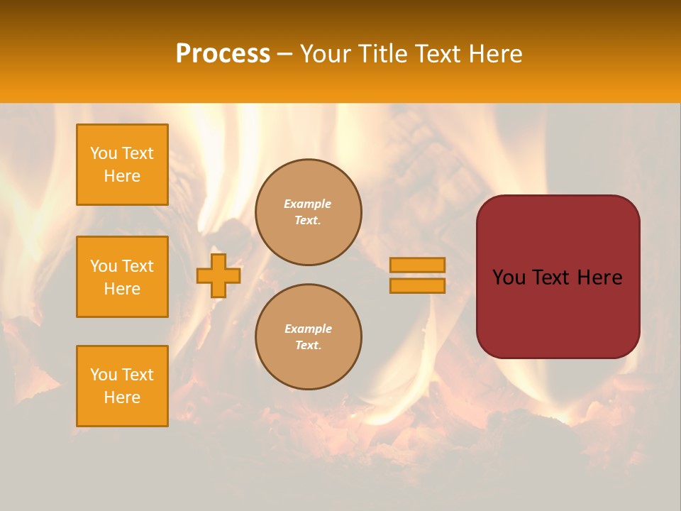 Smolder Hot Glow PowerPoint Template