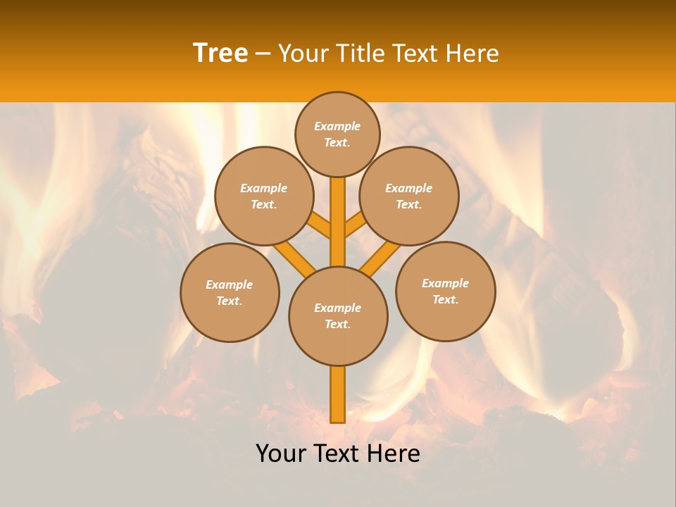 Smolder Hot Glow PowerPoint Template