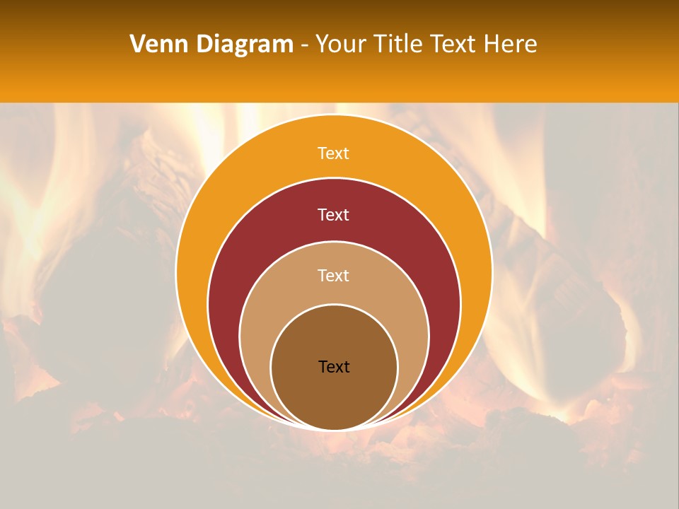 Smolder Hot Glow PowerPoint Template