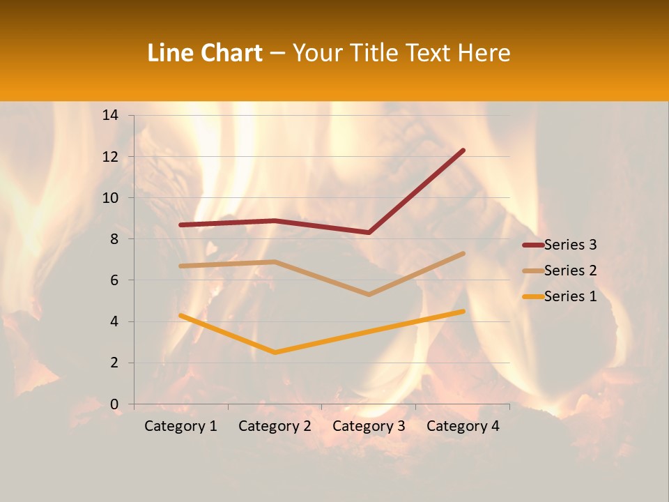 Smolder Hot Glow PowerPoint Template