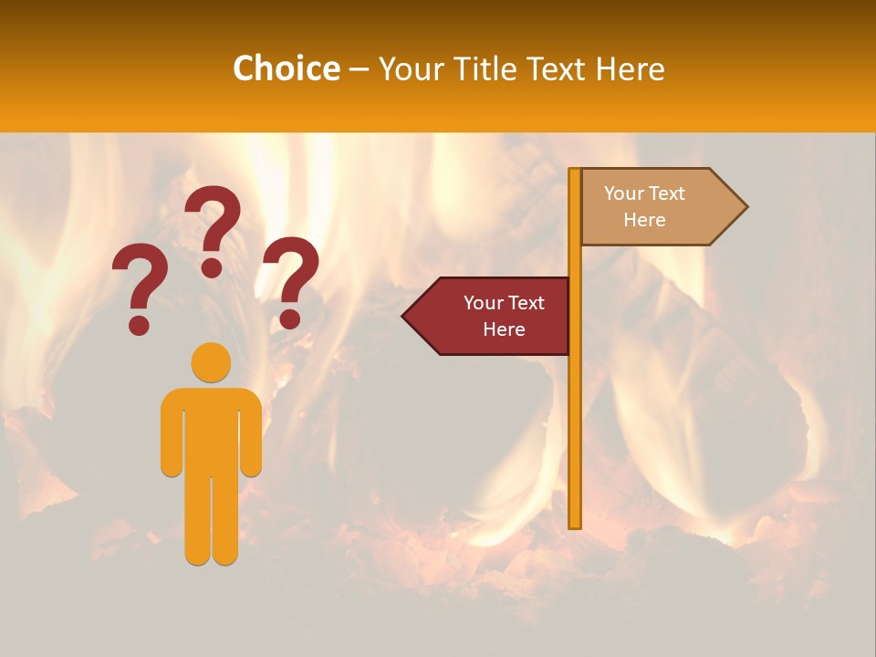 Smolder Hot Glow PowerPoint Template