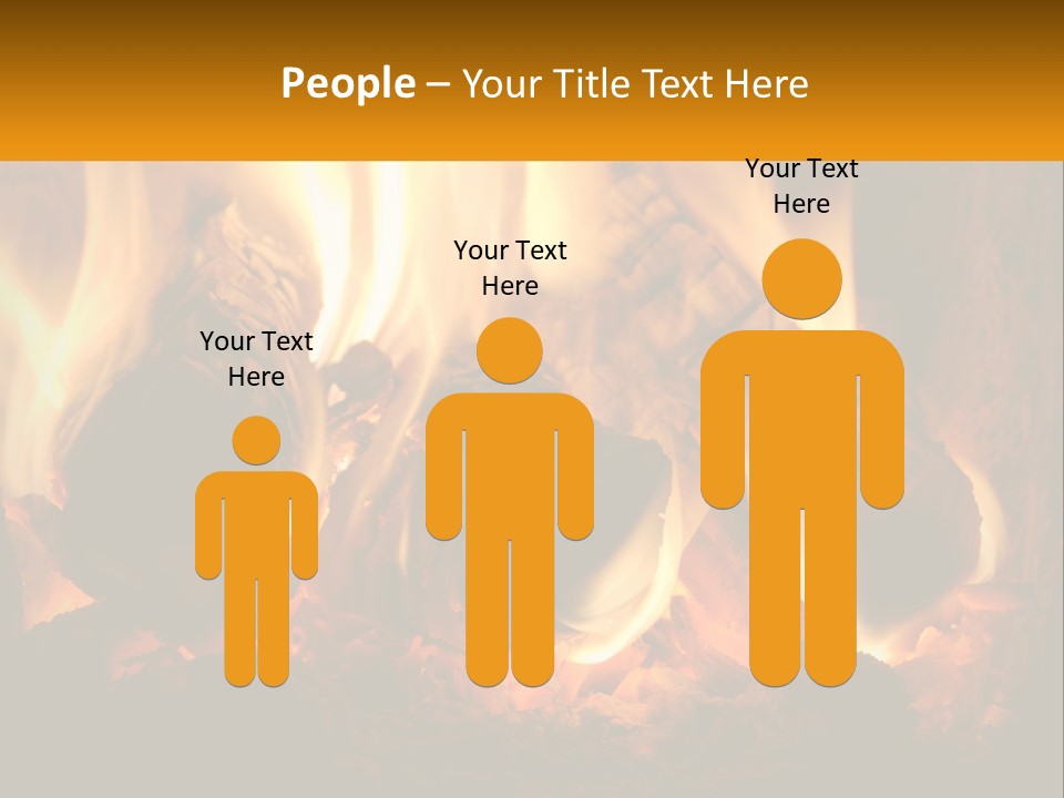 Smolder Hot Glow PowerPoint Template