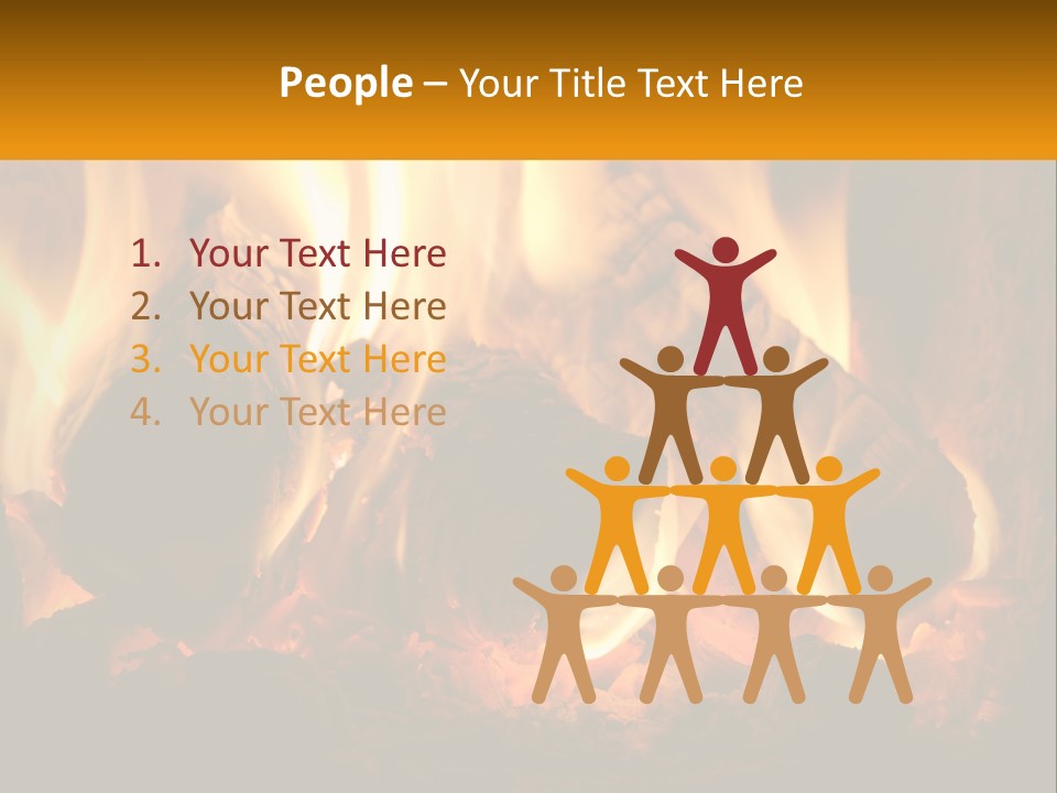 Smolder Hot Glow PowerPoint Template