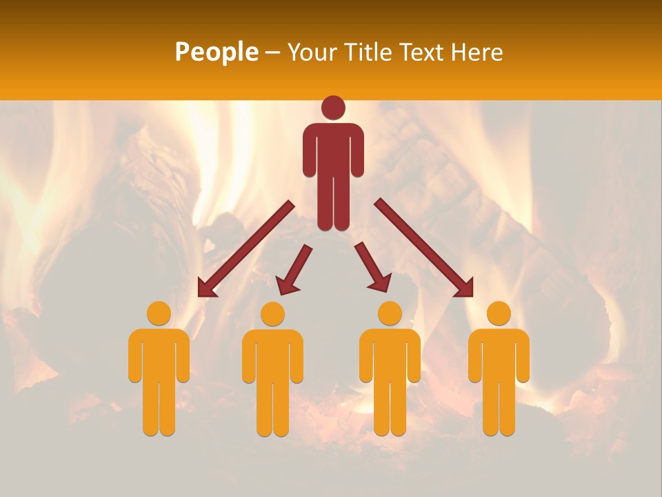 Smolder Hot Glow PowerPoint Template
