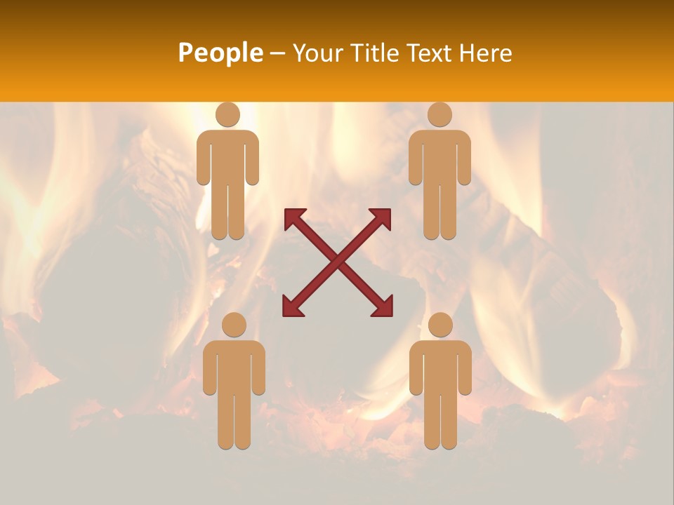 Smolder Hot Glow PowerPoint Template