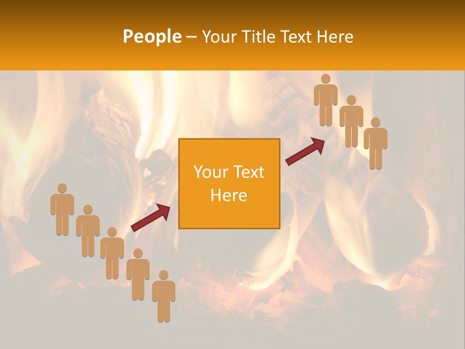 Smolder Hot Glow PowerPoint Template