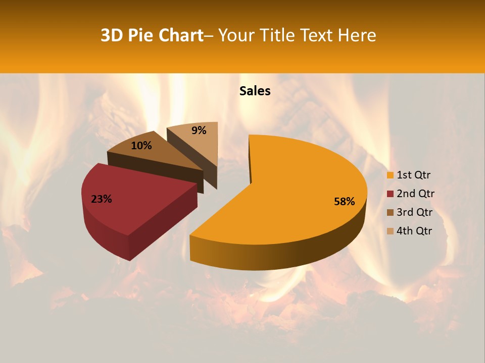 Smolder Hot Glow PowerPoint Template