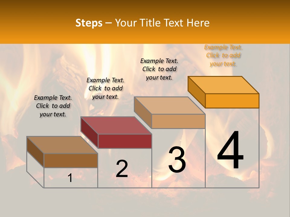 Smolder Hot Glow PowerPoint Template