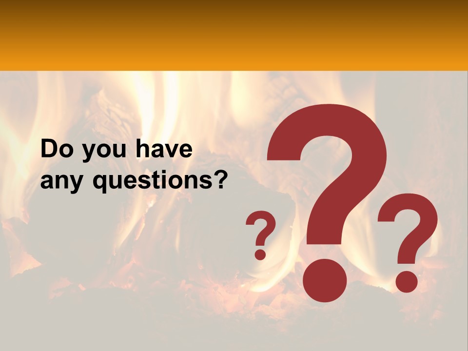 Smolder Hot Glow PowerPoint Template