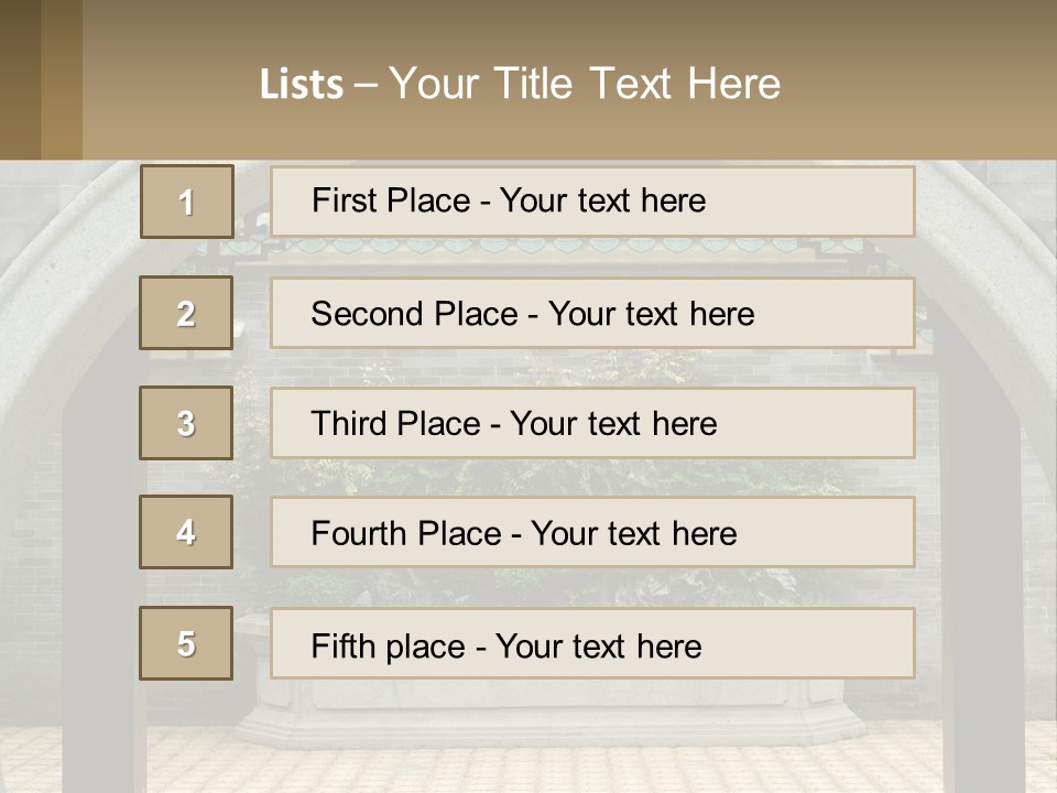 Peaceful Old Calm PowerPoint Template