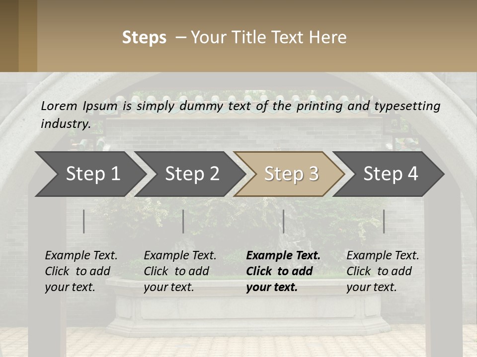 Peaceful Old Calm PowerPoint Template