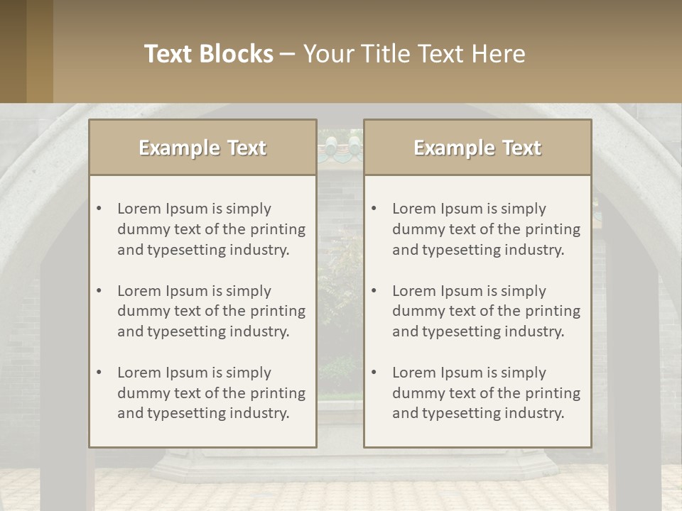 Peaceful Old Calm PowerPoint Template