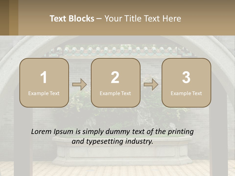 Peaceful Old Calm PowerPoint Template
