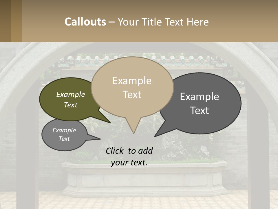 Peaceful Old Calm PowerPoint Template