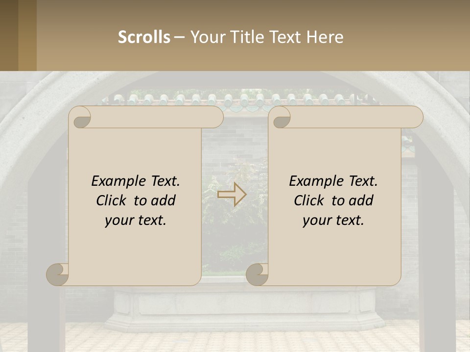 Peaceful Old Calm PowerPoint Template