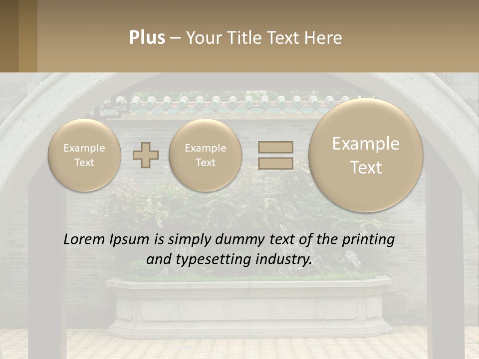 Peaceful Old Calm PowerPoint Template