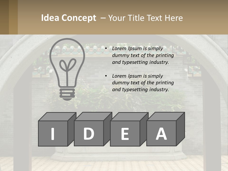 Peaceful Old Calm PowerPoint Template
