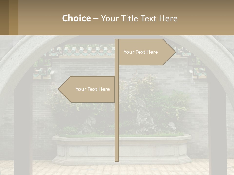 Peaceful Old Calm PowerPoint Template