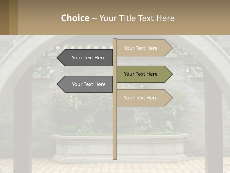 Peaceful Old Calm PowerPoint Template