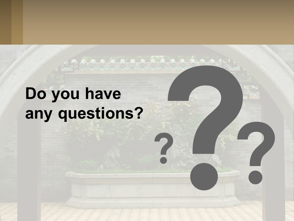 Peaceful Old Calm PowerPoint Template