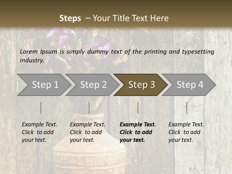 Stem Still Life Nature PowerPoint Template