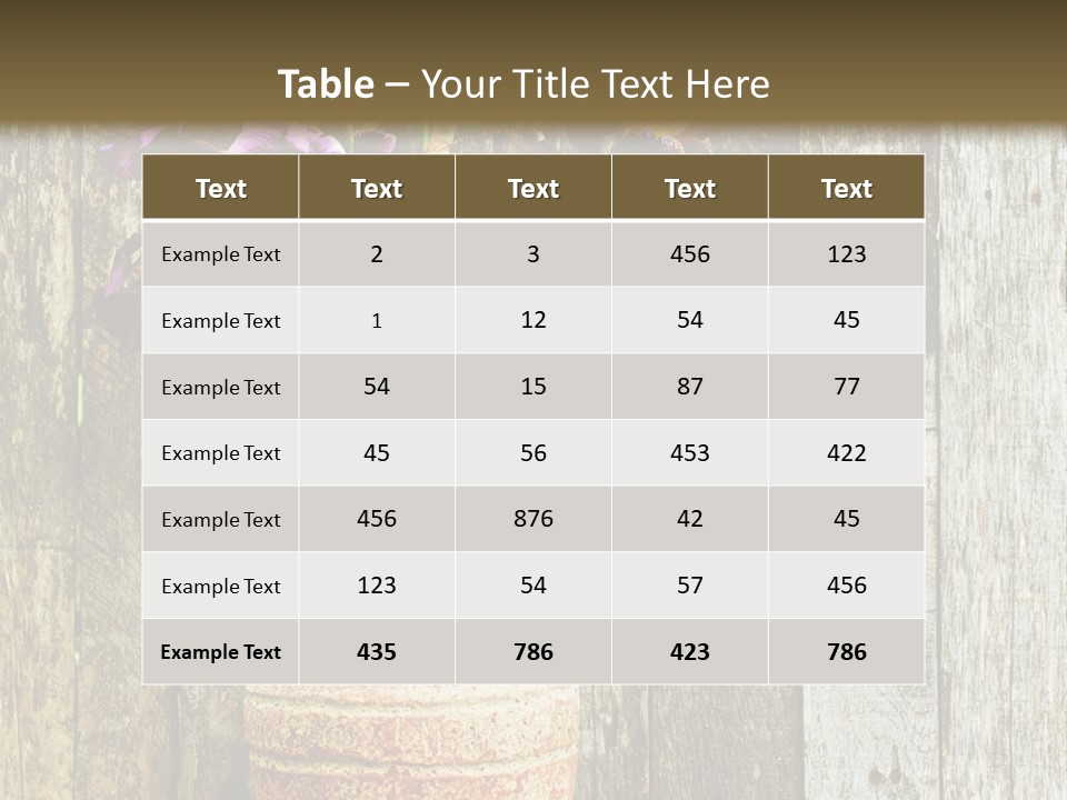 Stem Still Life Nature PowerPoint Template