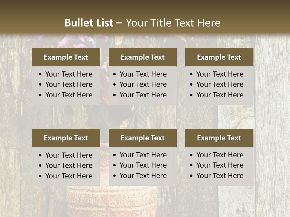 Stem Still Life Nature PowerPoint Template
