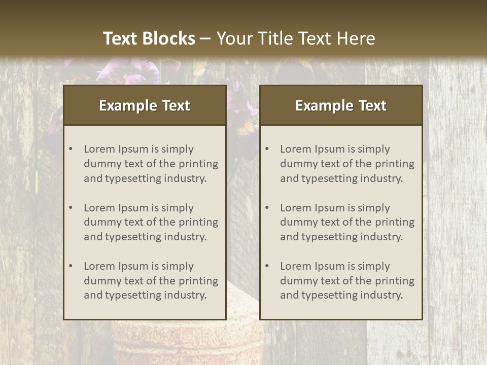 Stem Still Life Nature PowerPoint Template