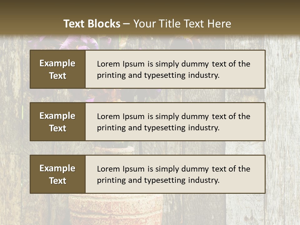 Stem Still Life Nature PowerPoint Template