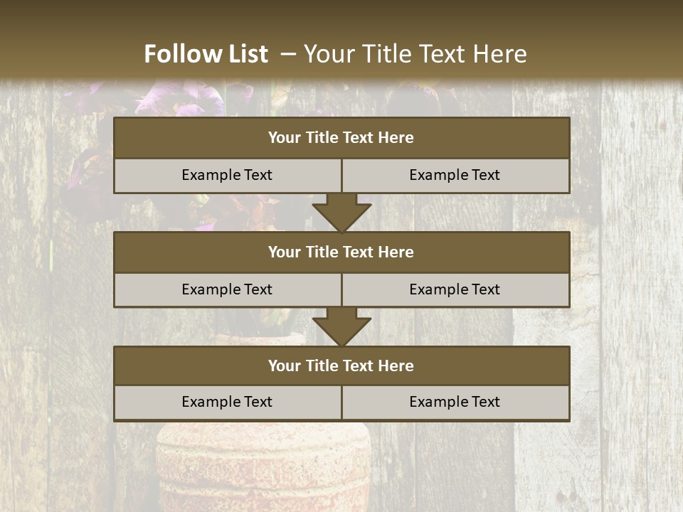 Stem Still Life Nature PowerPoint Template