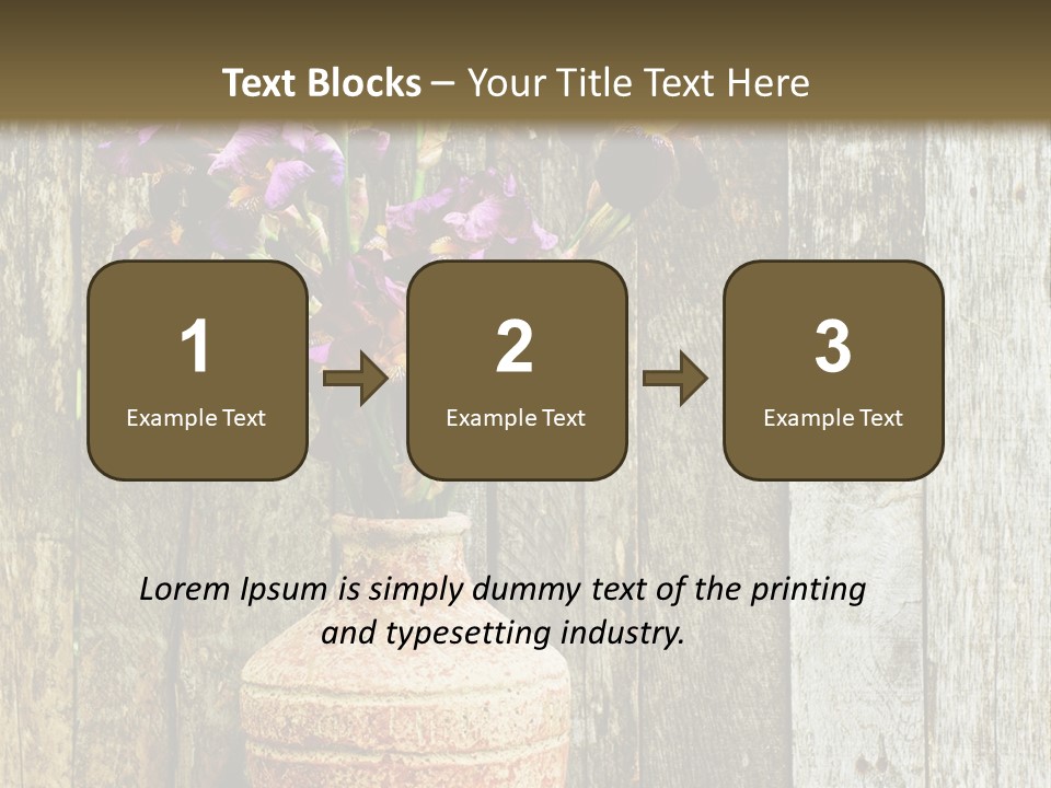 Stem Still Life Nature PowerPoint Template