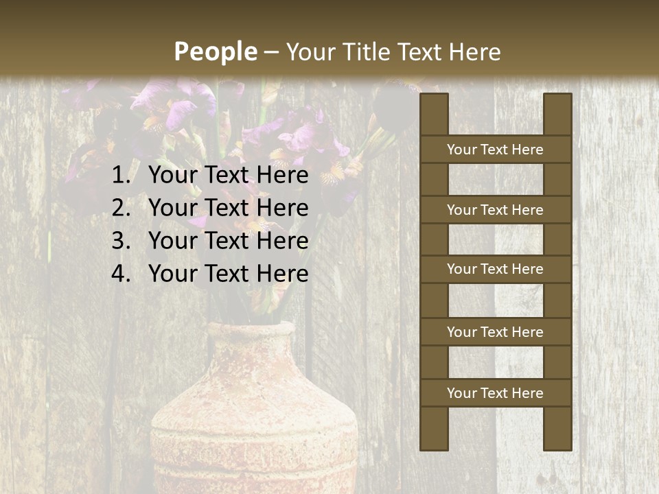 Stem Still Life Nature PowerPoint Template