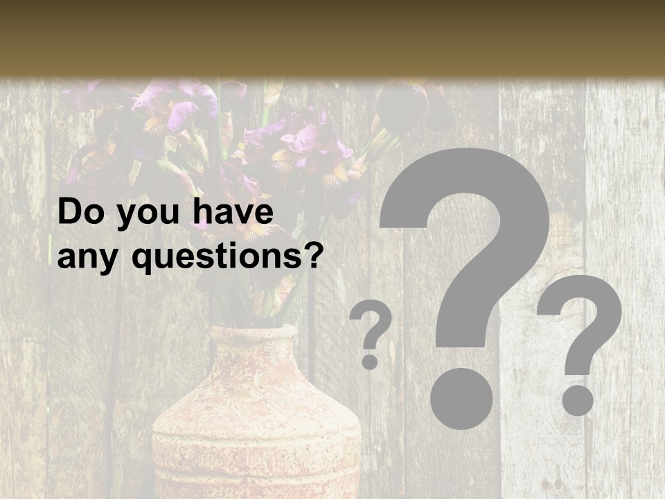 Stem Still Life Nature PowerPoint Template