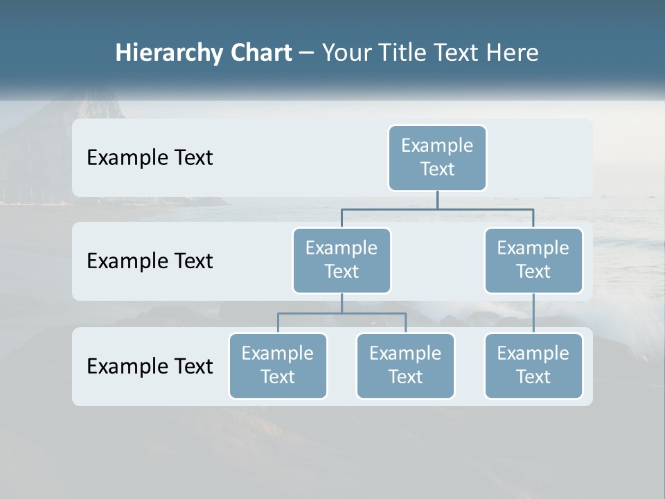 Beachfront Beach Rocky PowerPoint Template