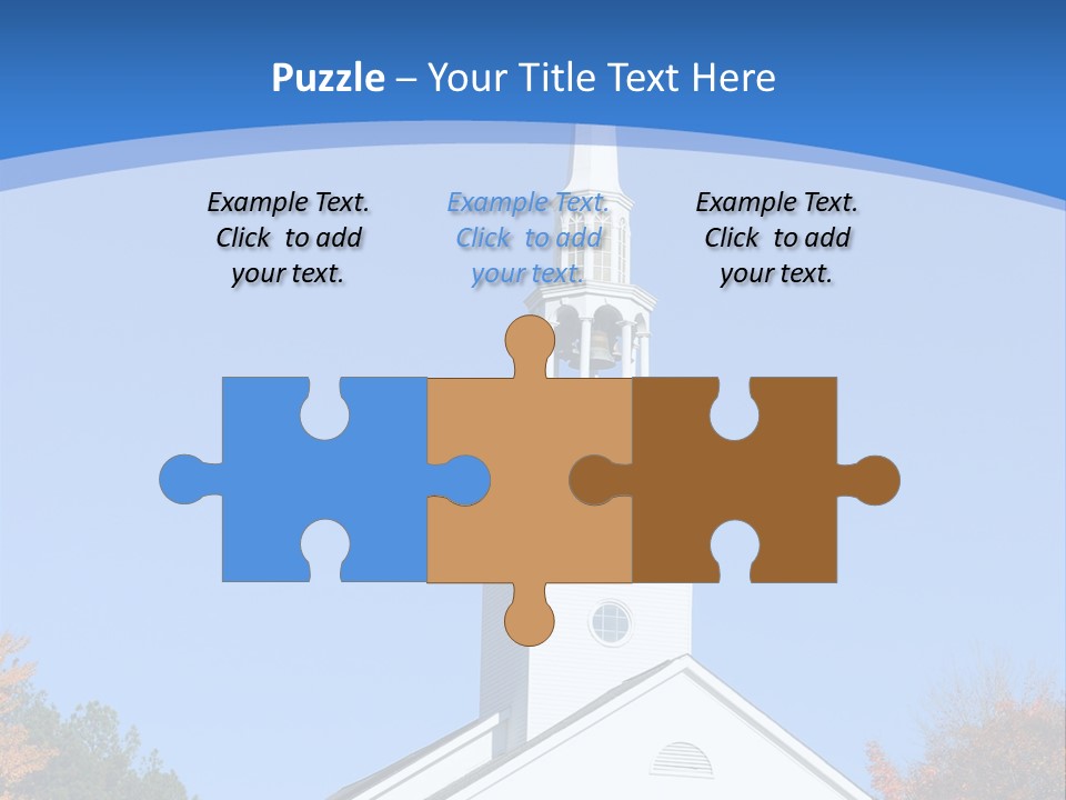 Building Tower Fall PowerPoint Template