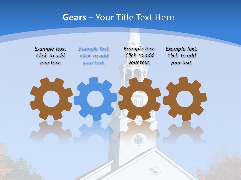 Building Tower Fall PowerPoint Template