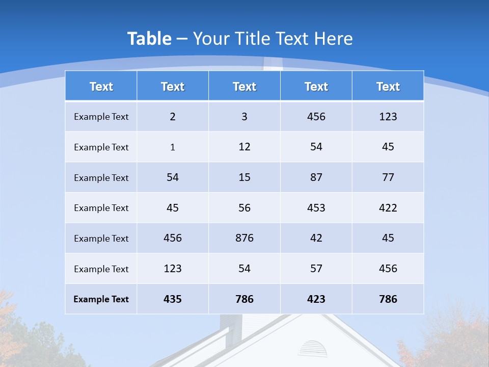 Building Tower Fall PowerPoint Template