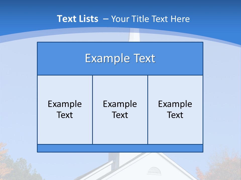 Building Tower Fall PowerPoint Template