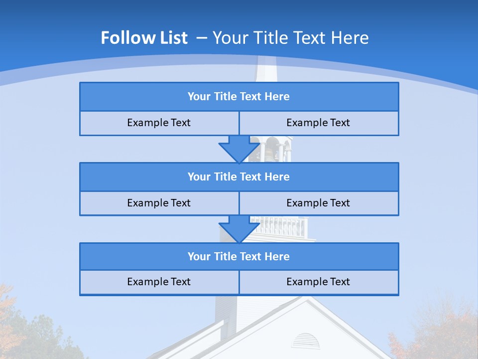 Building Tower Fall PowerPoint Template