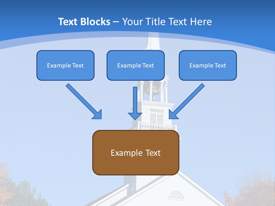 Building Tower Fall PowerPoint Template