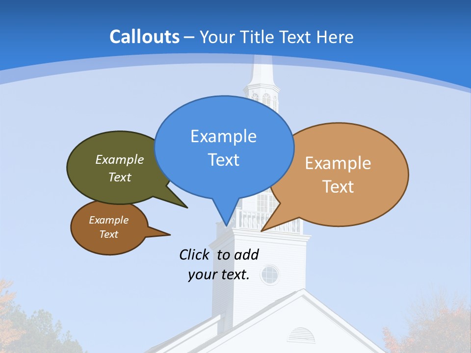 Building Tower Fall PowerPoint Template