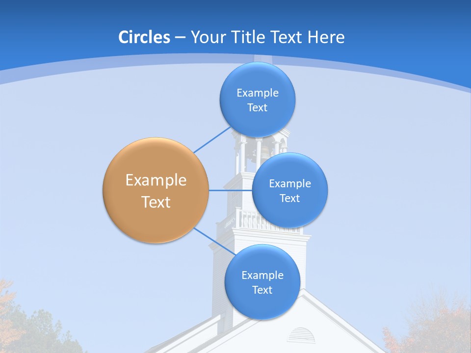 Building Tower Fall PowerPoint Template