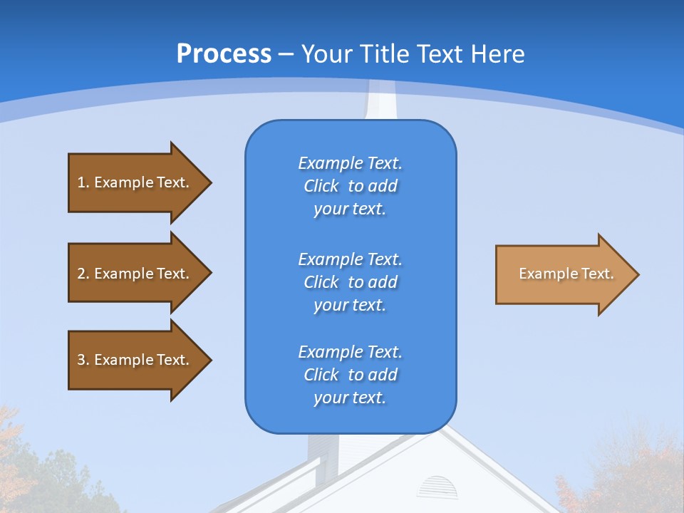 Building Tower Fall PowerPoint Template