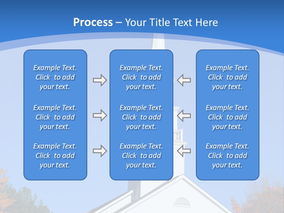 Building Tower Fall PowerPoint Template