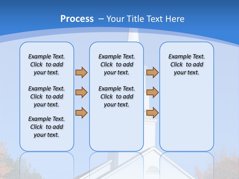 Building Tower Fall PowerPoint Template