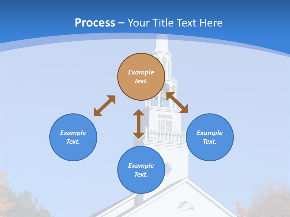 Building Tower Fall PowerPoint Template