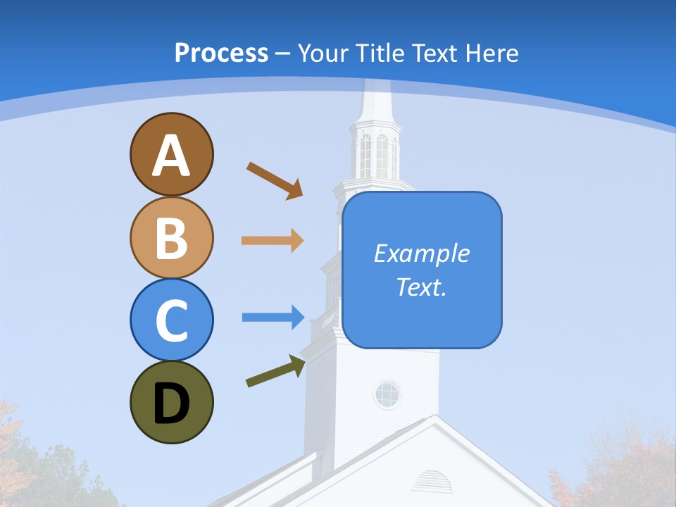 Building Tower Fall PowerPoint Template